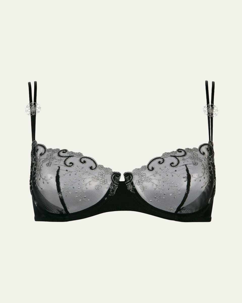 Delice Embroidered Demi Bra